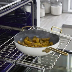 Stanley Tucci™<br> Ceramic Non-stick 11-Piece Cookware Set | Carrara White -Greenpan Shop CC007808 102 Tucci Stanley Tucci Ceramic Non Stick 11 Piece Cookware Set Carrara White 14 ef0f839a 446a 4ec2 9698 da3d1d1108f1