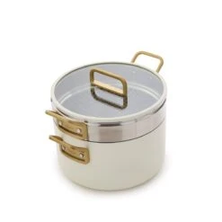 Stanley Tucci™<br> Ceramic Non-stick 11-Piece Cookware Set | Carrara White -Greenpan Shop CC007808 102 Tucci Stanley Tucci Ceramic Non Stick 11 Piece Cookware Set Carrara White 6 44336d2b 7811 4899 a6a2 a11e6a348bbb