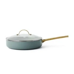 Padova<br> Skillet With Lid, Smokey Sky Blue - 28cm -Greenpan Shop CC007938 001 Padova skillet with lid smokey sky blue 28cm 3 f247a94f 6563 4094 98f5 655749047830