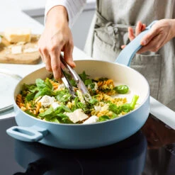 Essence <br> SKILLET WITH LID, BLUE HAZE - 30CM -Greenpan Shop CC008065 001 Essence SKILLET WITH LID BLUE HAZE 30CM 7 9fdb56cc fb03 4242 af74 5c0ef9ab95d4