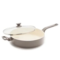 Essence <br> SKILLET WITH LID, TAUPE - 30CM -Greenpan Shop CC008066 001 Essence SKILLET WITH LID TAUPE 30CM 3 bac851a2 e9b9 4509 94b4 b7862e7e2e93