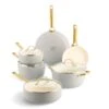 Padova<br> 10PC COOKWARE SETS, DOVE GREY