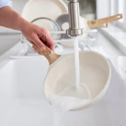 GreenLife Arte<br> 8pc Cookware Set, Cream With White Speckle -Greenpan Shop CC008534 001 Arte GreenLife Arte 8PC Cookware Set Cream with White Speckle 11 65321dd5 c6b1 4c84 8395 b28a2c75a0e2