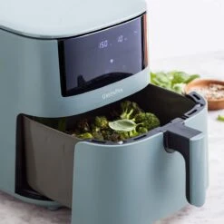 Bistro<br> XXL Coloured Air Fryer - Smokey Sky Blue -Greenpan Shop CC009006 001 Air Fryer Bistro Airfyer 7 2L Smokey Sky Blue 6 eac79529 aa54 441e 93d2 2cb72490297d
