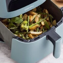 Bistro<br> XXL Coloured Air Fryer - Smokey Sky Blue -Greenpan Shop CC009006 001 Air Fryer Bistro Airfyer 7 2L Smokey Sky Blue 9 c9d10594 fd1d 4820 b566 1eecb24e4662