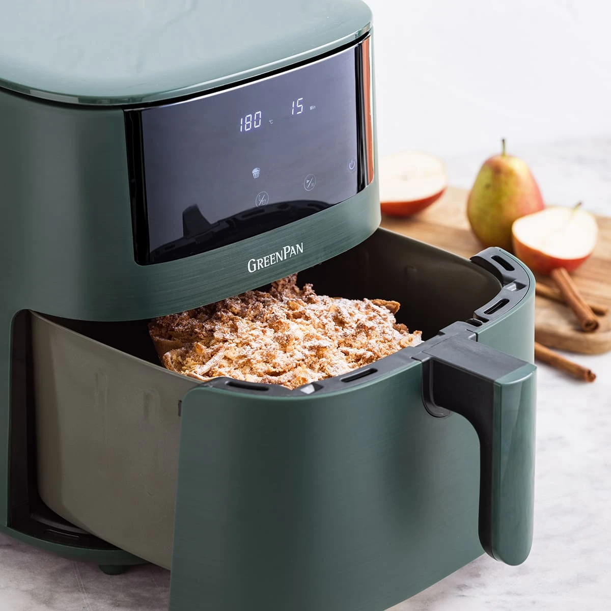 Bistro<br> XXL Coloured Air Fryer - Pine Green 9 Bistro<br> XXL Coloured Air Fryer - Pine Green - Image 7