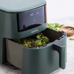 Bistro<br> XXL Coloured Air Fryer - Pine Green 19 Bistro<br> XXL Coloured Air Fryer - Pine Green -Greenpan Shop CC009007 001 Air Fryer Bistro Airfryer 7 2L Pine Green 8 29014028 1a5b 44b5 a83a 21d58b6447f4