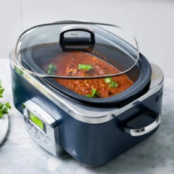 Slow Cooker<br> Oxford Blue, 6L -Greenpan Shop CC009379 001 Slow Cooker Slow Cooker Oxford Blue 6L 5 e4022ef6 62fe 4233 a675 ed9c8e8e14fe
