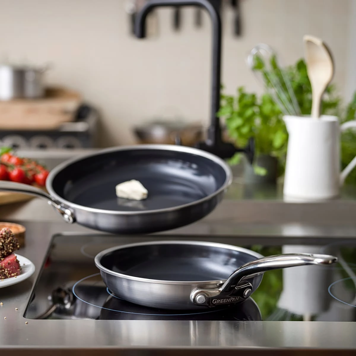 Premiere<br> 2pcs Cookware Set (20 & 26 Cm) - Stainless Steel 4 Premiere<br> 2pcs Cookware Set (20 & 26 Cm) - Stainless Steel - Image 2