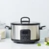 Bistro Slow Cooker<br> Stainless Steel, 3.7L -Greenpan Shop GP SDA Bistro slowcookerLS PH02324 004