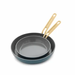 Stanley Tucci™<br> Ceramic Non-stick 20cm And 26cm Frypan Set | Venetian Teal
