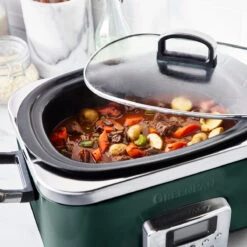 Slow Cooker<br> Pine Green, 6L -Greenpan Shop GP SlowCooker Pine EU 01 1200x1200 a329e4e