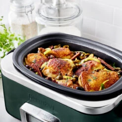 Slow Cooker<br> Pine Green, 6L -Greenpan Shop GP SlowCooker Pine EU 03 1200x1200 5ae8870