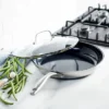 GreenPan Greenwich 12" Stainless Steel Frypan With Lid