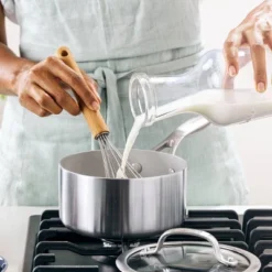 Greenpan Venice Pro Tri-Ply Stainless Steel Ceramic Non Stick 1.5qt Saucepan With Lid Vibrant Silver -Greenpan Shop GUEST a650e0f8 cb2e 4e47 ad83 6e6dd4ce9f25