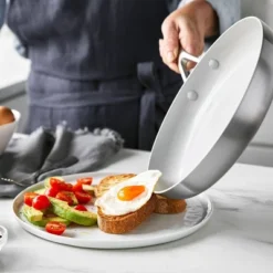 Greenpan Venice Pro Tri-Ply Stainless Steel Ceramic Non Stick 12" Frypan Vibrant Silver -Greenpan Shop GUEST b4f86be8 dbe6 4d8d 9f19 080ac347e93c