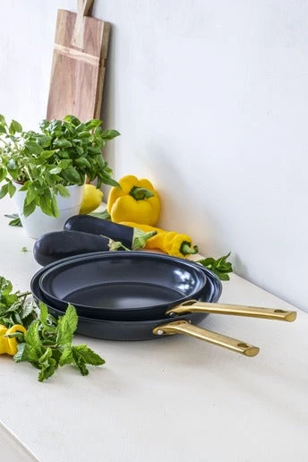 Padova<br> 2pcs Cookware Set, Black - 26 & 30 Cm 3 Padova<br> 2pcs Cookware Set, Black - 26 & 30 Cm