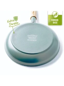 GreenPan Mayflower Ceramic Non-Stick 28 Cm Wok -Greenpan Shop PFYCA SQ5 0000000020 BLUE SLd3