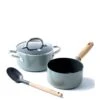 GreenPan Mayflower Healthy Ceramic Non-Stick 3-Piece Pan Set -Greenpan Shop QEFVE SQ1 0000000088 NO COLOR SLf