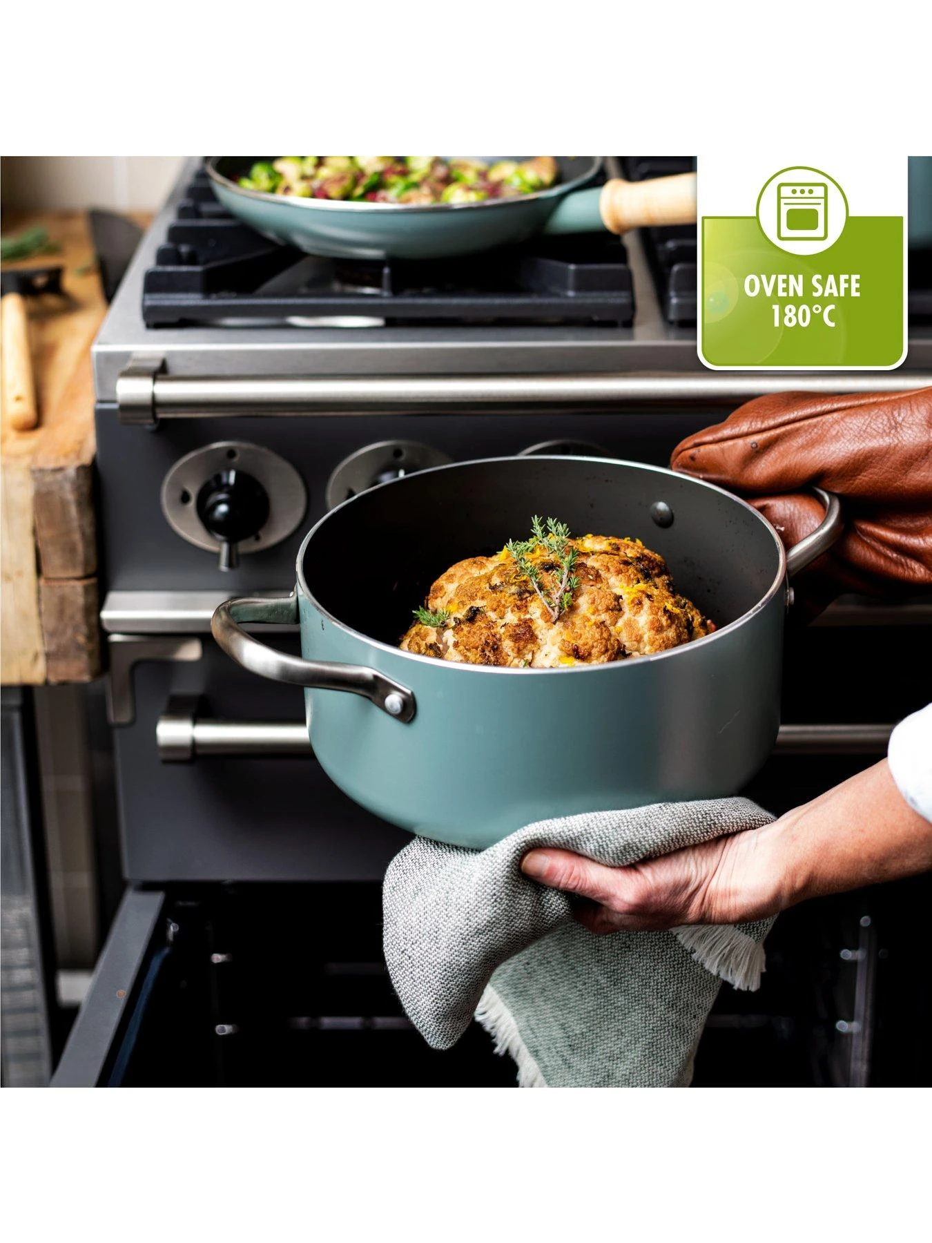 GreenPan Mayflower Healthy Ceramic Non-Stick 3-Piece Pan Set 5 GreenPan Mayflower Healthy Ceramic Non-Stick 3-Piece Pan Set - Image 3