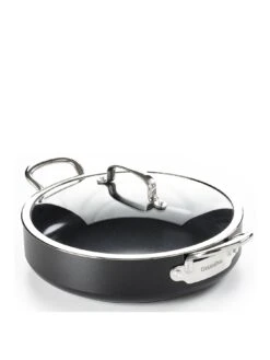 GreenPan Barcelona Black Ceramic Non-stick 30cm/4.8 Litres Skillet With Lid