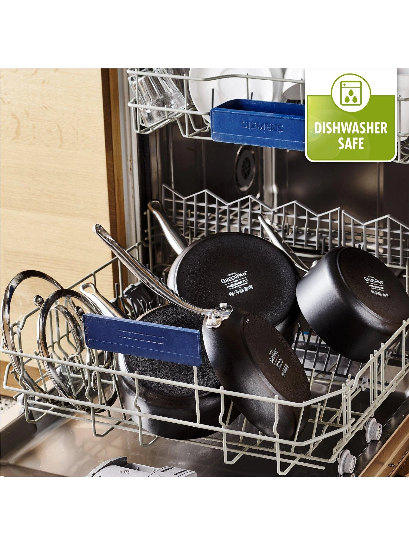 GreenPan Barcelona Black Ceramic Non-stick 18cm/2.1 Litres Casserole With Lid 6 GreenPan Barcelona Black Ceramic Non-stick 18cm/2.1 Litres Casserole With Lid - Image 4