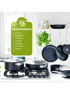 GreenPan Barcelona Black Ceramic Non-stick 18cm/2.1 Litres Casserole With Lid 13 GreenPan Barcelona Black Ceramic Non-stick 18cm/2.1 Litres Casserole With Lid -Greenpan Shop UUU5R SQ5 0000000004 BLACK SLd3