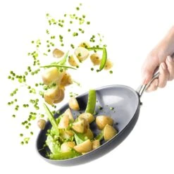 Lima<br>Frying Pan, Grey - 20cm -Greenpan Shop cw0002858 lima frying pan grey 20cm 5